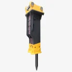 Silenced Concrete Stone Hammer for Excavator with 100mm Chisel