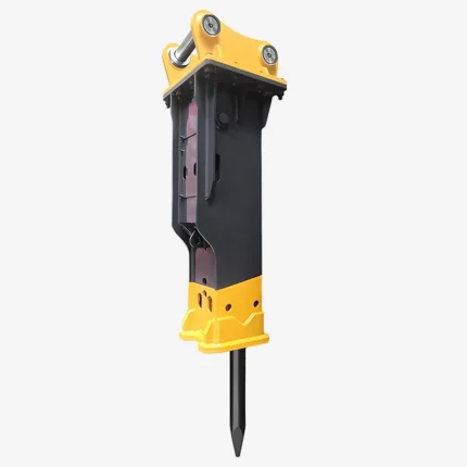 Silenced Concrete Stone Hammer for Excavator with 100mm Chisel