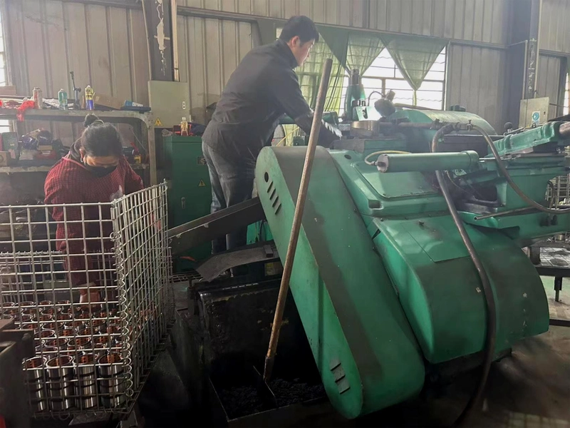 excavator bucket bushing tempering