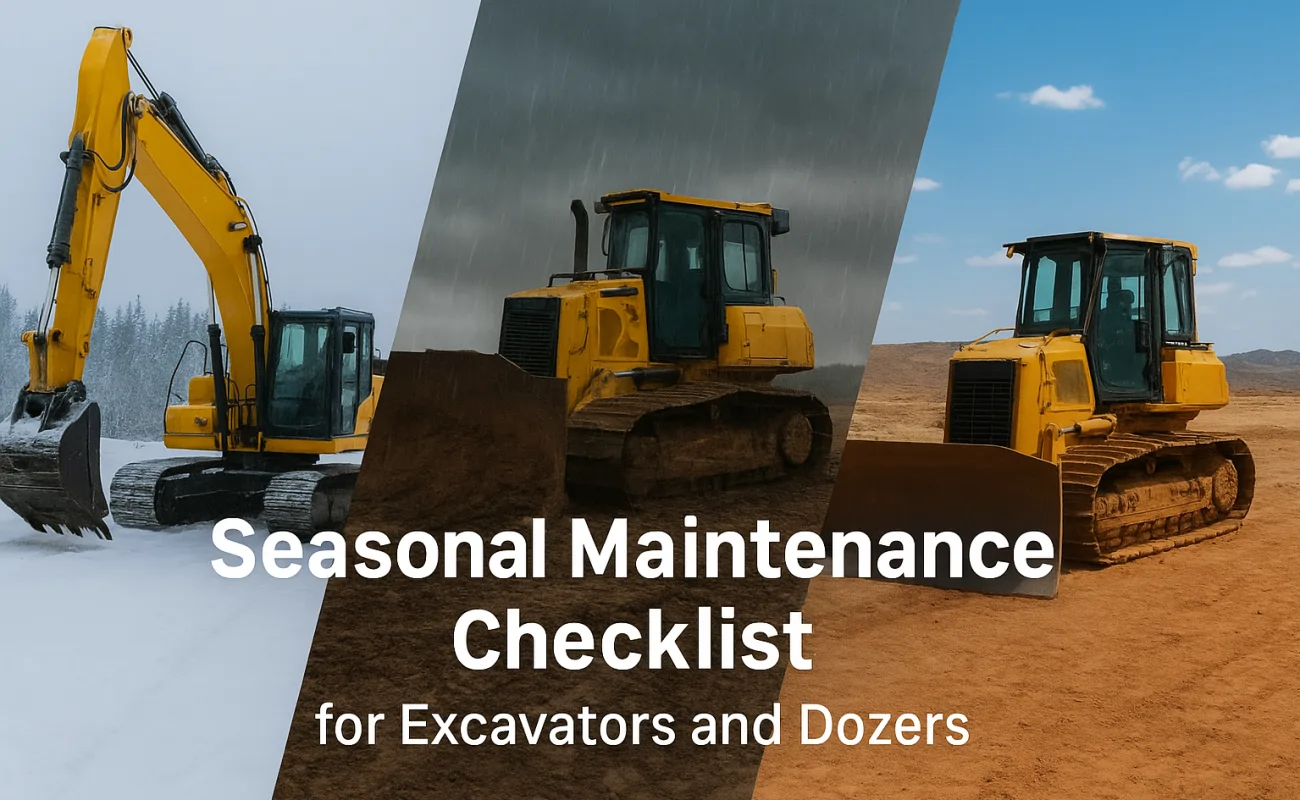 Seasonal Maintenance Checklist for Excavators and Dozers
