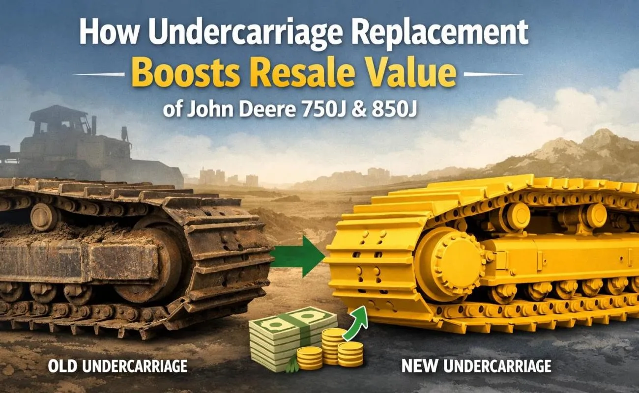 John Deere 750J 850J Undercarriage Replacement