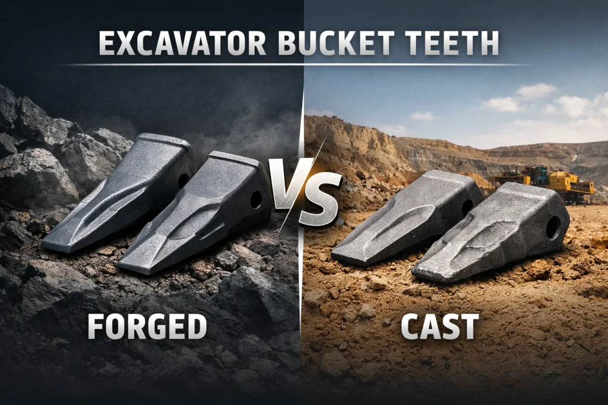 Forged vs Cast Excavator Bucket Teeth