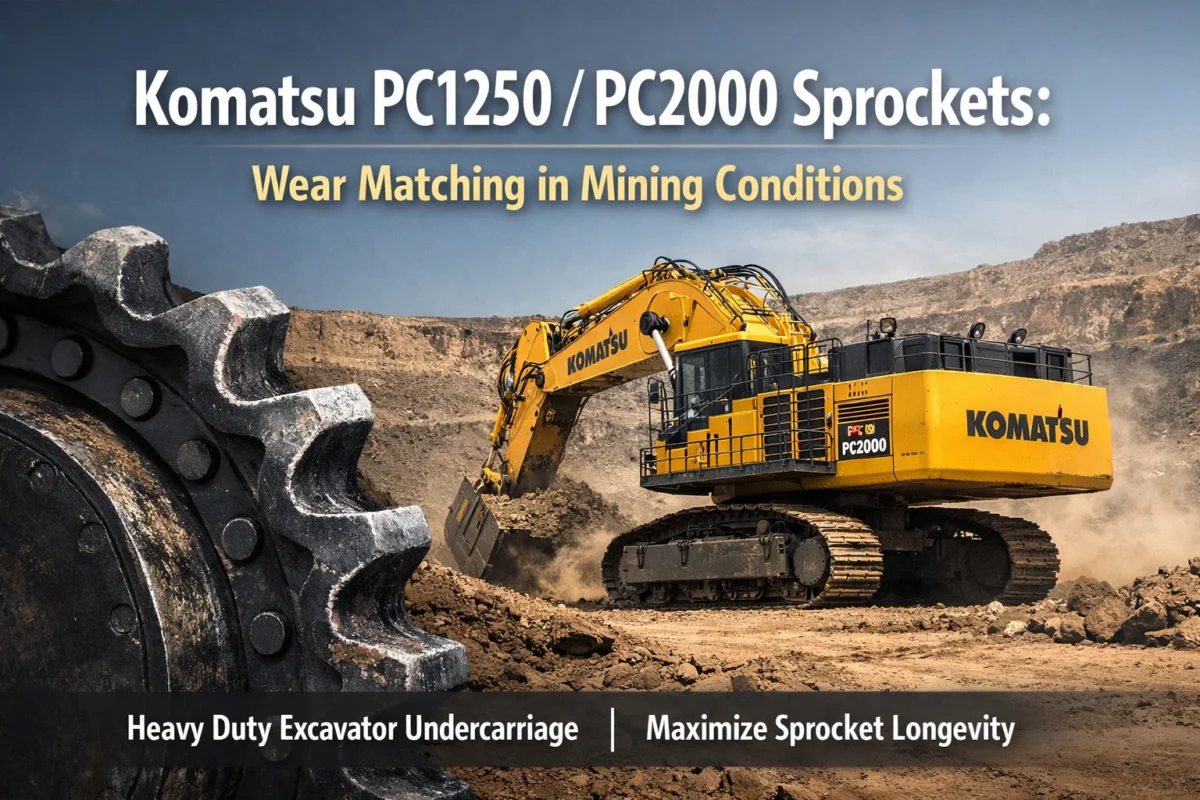 Komatsu PC1250 PC2000 Sprockets