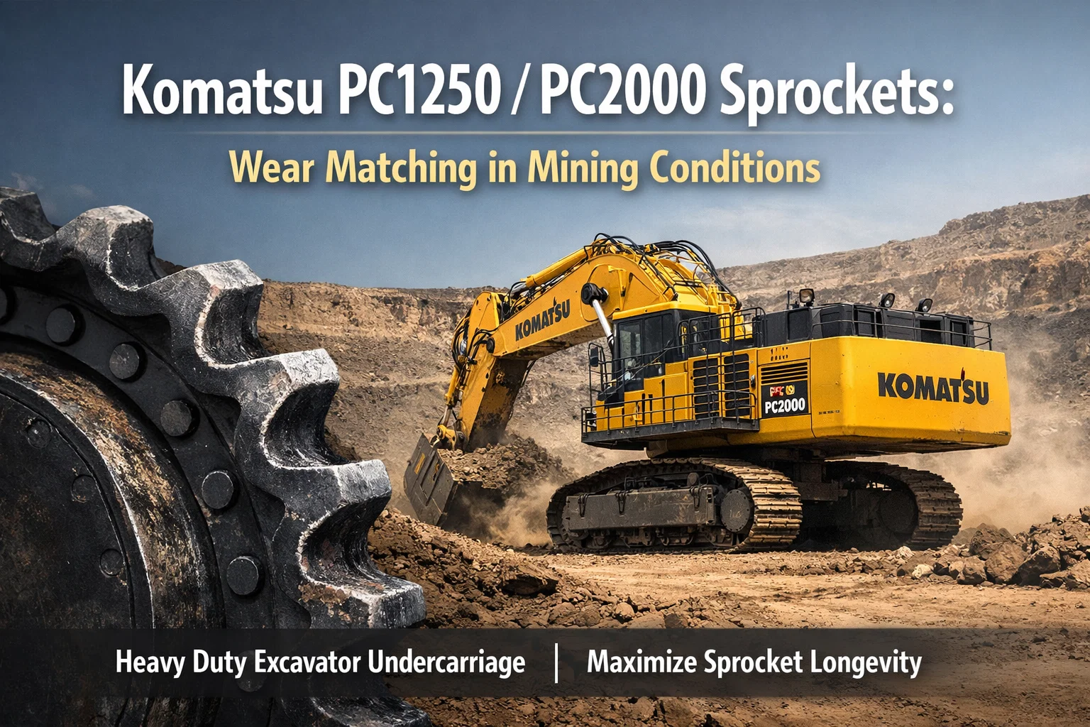Komatsu PC1250 PC2000 Sprockets