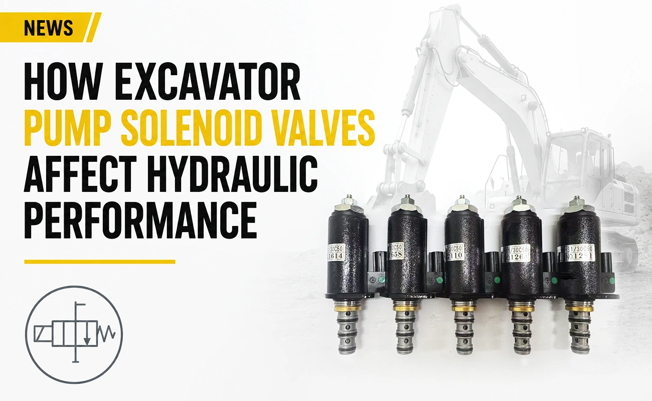Excavator Pump Solenoid Valves