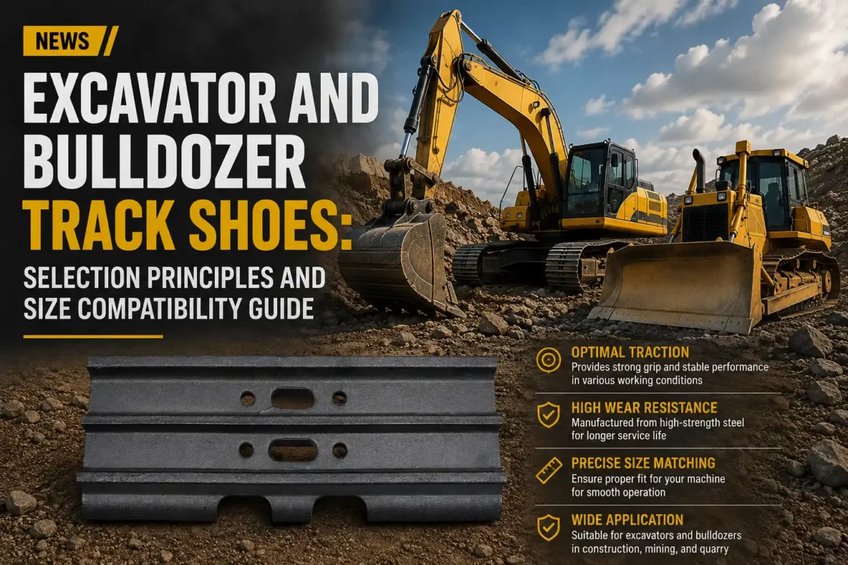 Excavator and Bulldozer Track Shoes Selection Principles