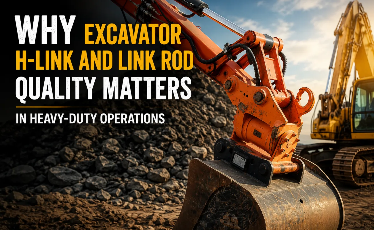 Excavator H-Link and Link Rod Quality Matters in Heavy-Duty Operations