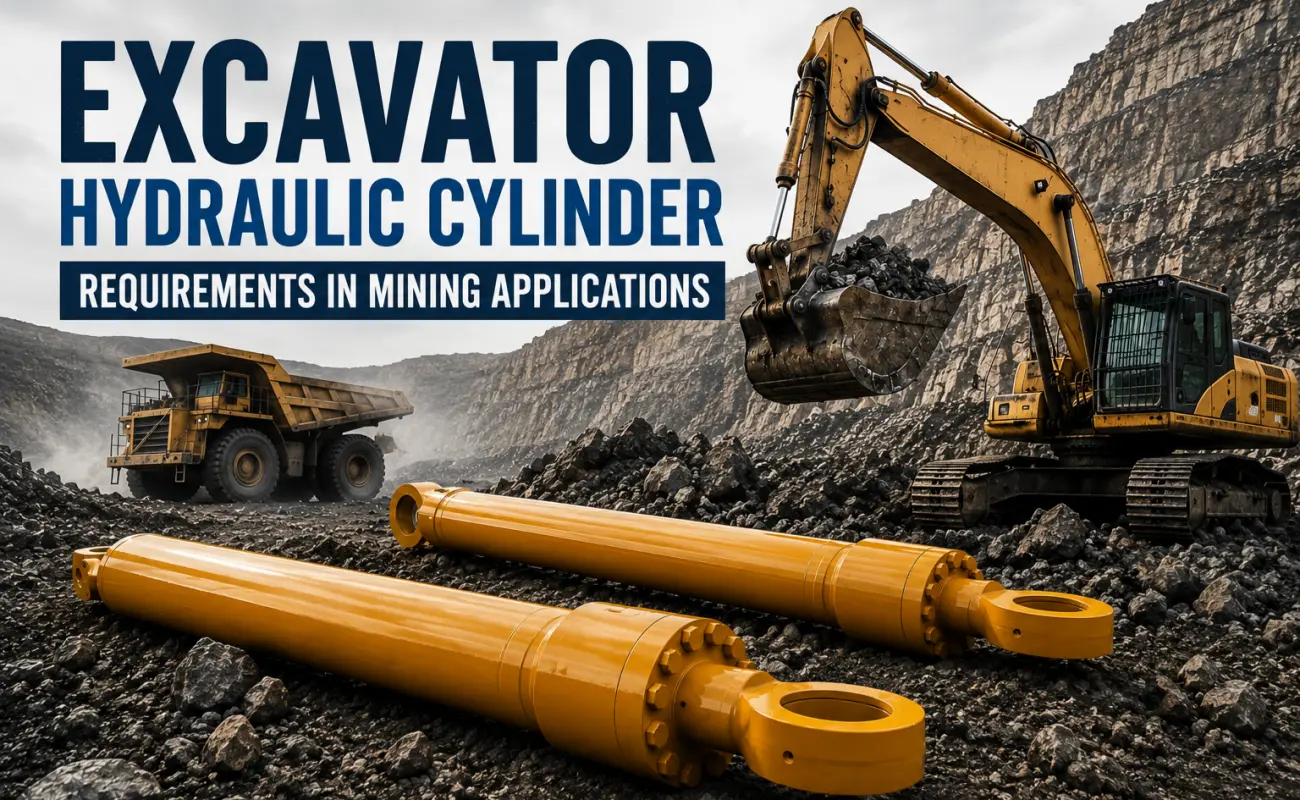 Excavator Hydraulic Cylinder Requirements in Mining Applications