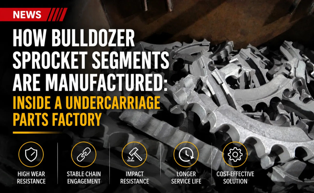 How Bulldozer Sprocket Segments Are Manufactured