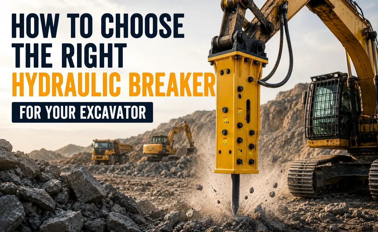 How to Choose the Right Hydraulic Breaker for Excavator