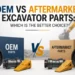 OEM vs Aftermarket Excavator Parts